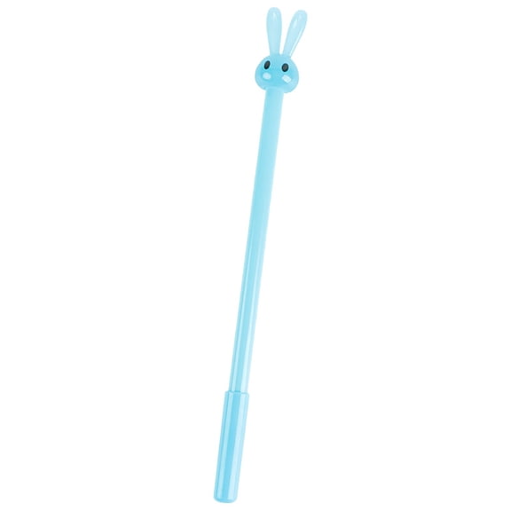Solivara Cute Ear Shape Rolling Gel Ink Pen 0.5mm For Smooth Writing Home Office (Sky Blue,One Size)