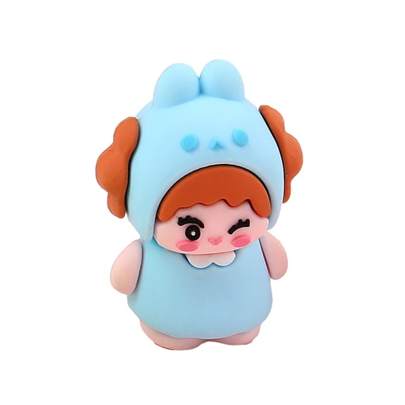 Solivara Cute Mini PVC Cartoon Pencil Sharpener Manual Animal Portable For Home Office Stationery(C,One Size)