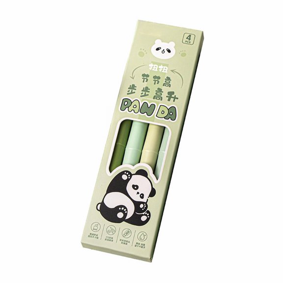 Solivara Cute Panda Rotating Gel Pen 0.5mm Smooth Writing For Home Office And 10ml(Green,one size)