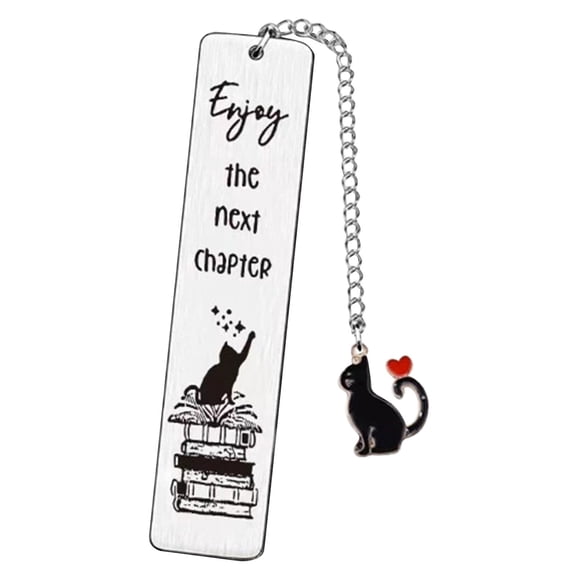 Solivara Cute Stainless Bookmark For Reader Home Library Use (H,5.12×0.98in)