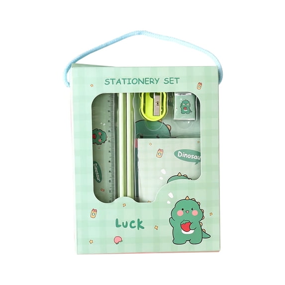 Solivara Cute Stationery Bundle For Students And Home Office(D,7.05*5.51*0.63 in)