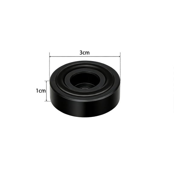 Solivara Cutting Board Feet With Non Slip Rubber, With Screws For Wood Board, Replacement Feet For Cutting Board, Kitchen Tool Hardware(F*8,3*3*1cm)
