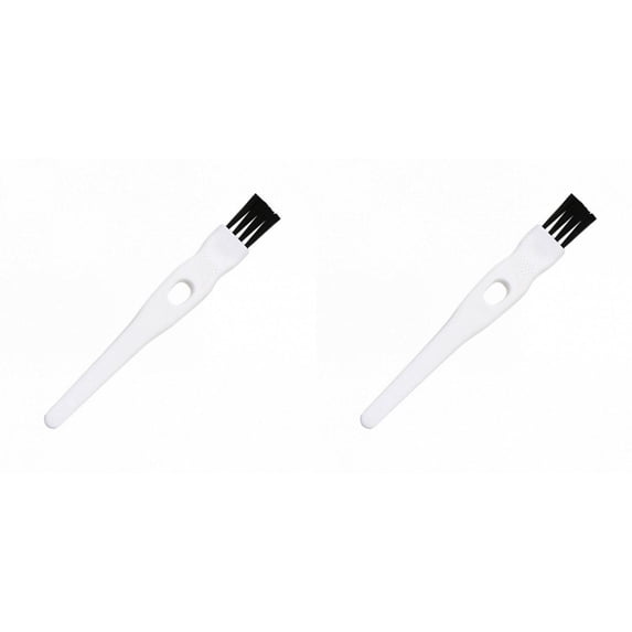 Solivara Detail Cleaning Brushes With Nylon Bristles 4.3 Inch For Nose Trimmer Mug Lid And Small Items(B*2,4.33*0.55 in)