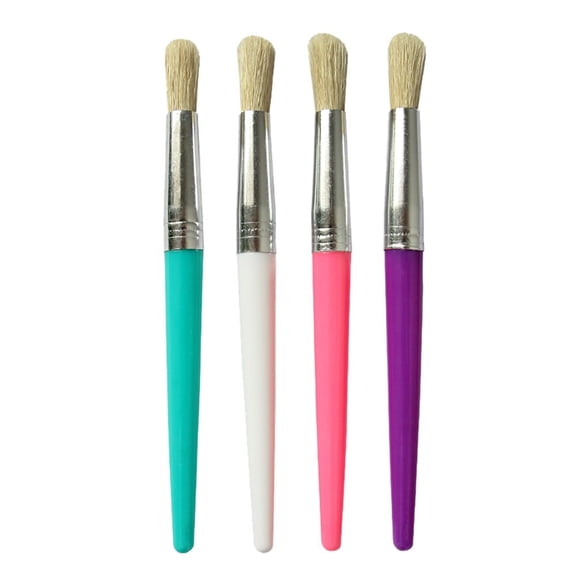 Solivara Diy Color Art Painting Brush For Home And Craft Use(Multicolor,4Pcsin)
