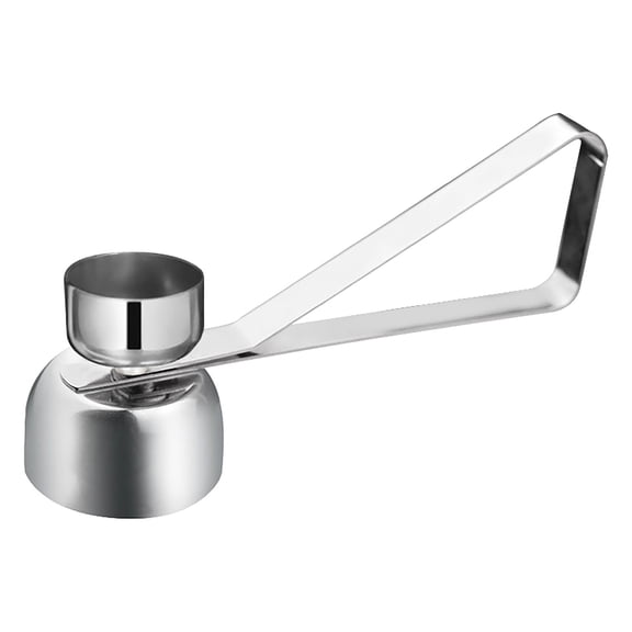 Solivara Double Head Special Stainless Steel Egg Breaking Tool For Soft Boiled Eggs Egg Splitter Cracking Tool Kitchen Slicer(Silver,1.57.33*4in)