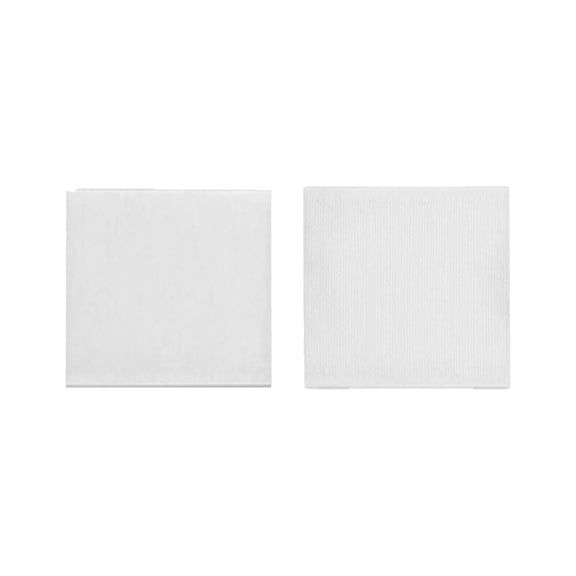 Solivara Double Strong Adhesive Round Nylon Loop Tape For Back Fasteners And Reusable Bonding (White,1.97*1.97in)