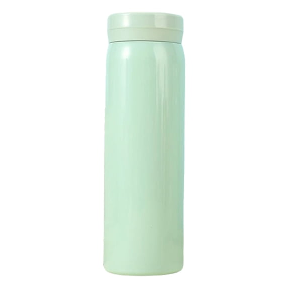 Solivara Double Wall Vacuum Insulated Small Water Bottle 200ml 280ml For Travel Coffee And Daily Use(Light Green,6.89*2.17 in)