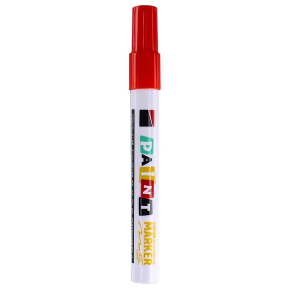 Solivara Durable Stone Marker Large Capacity For Lettering Restoration Waterproof(Red,5.63*0.01-0.19in)