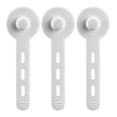 thumbnail image 1 of Solivara Elastic Silicone Cable Ties Reusable For Bundling Earphone Charger And Computer Wires (White,4.06 × 1.38in), 1 of 9