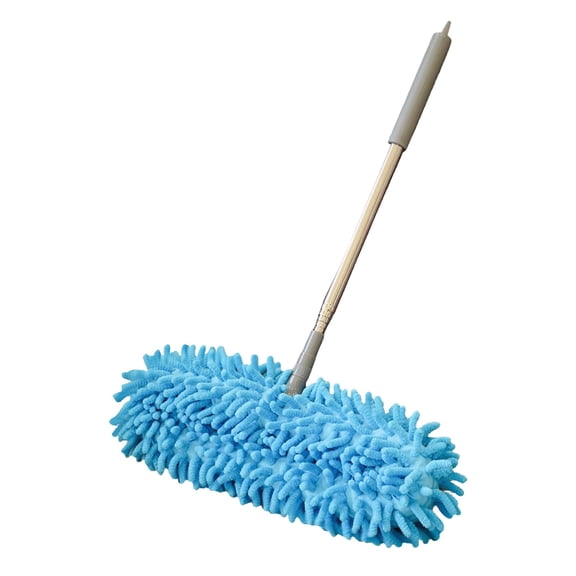 Solivara Extendable Ceiling Cleaning Duster With Rod For High Dust Sweeping And Curved Brush(A,61.81*12.60*2.36in)