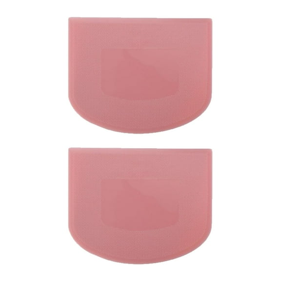 Solivara Flexible Plastic Bowl Scraper Spatula Multipurpose Kitchen Cutter Tool For Bread Dough Baking Cake Fondant Icing(Pink,One Size)