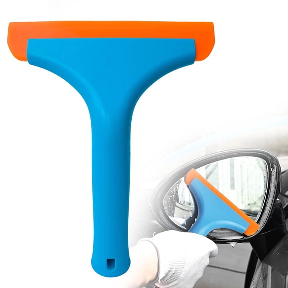 Solivara Flexible Silicone Auto Water Squeegee For Car Windshield Window Glass Door(Blue,One Size)