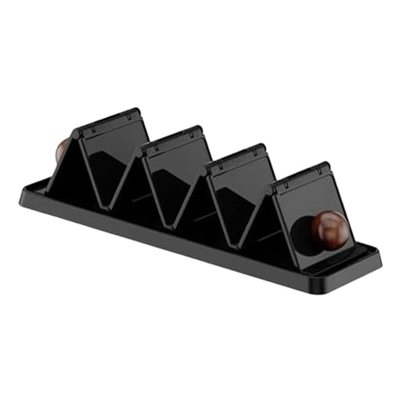 Solivara Foldable Suction Cup Soap Rack For Shower Quick Drain Storage For Sponge And Soap For Bathroom And Kitchen Countertop Drying(Black,25.4*7.7in)