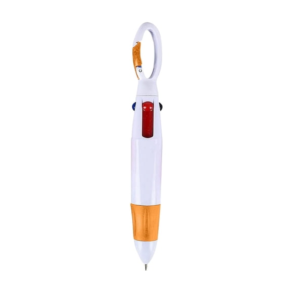 Solivara Fun Ballpoint Pen Keyring For Home Office Desk Stationery (Orange,One Size)