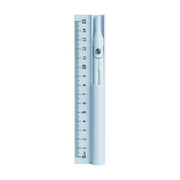 Solivara Geometry Set Math Protractor Ruler Metal Compass For Supplies(blue,5.91in)