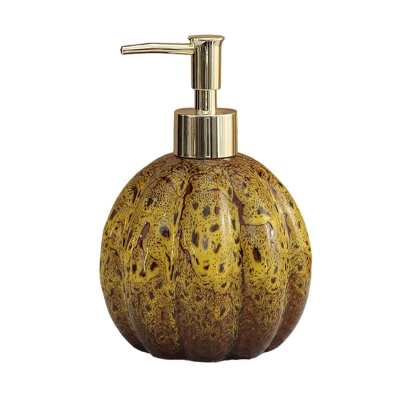 Solivara Halloween Soap Dispenser Pumpkin Shape Liquid Pump Trendy For Home Apartment Decor