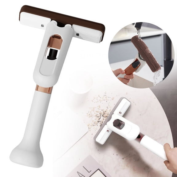 Solivara Handheld Spray Mop For Countertop Glass Kitchen And Car Squeezing(Standing ,10.63*6.10in)