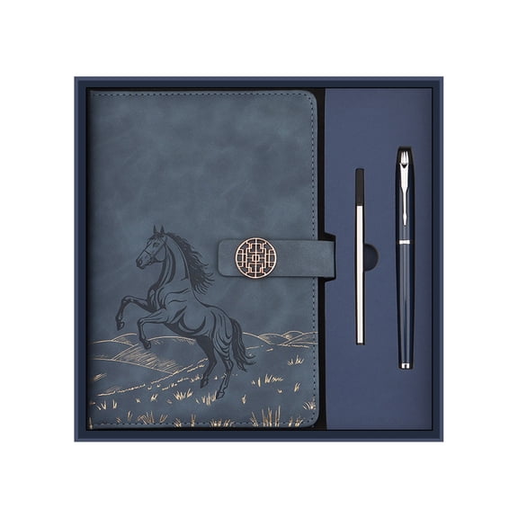 Solivara Handmade A5 Notebook Set For Business And Home Use(B,0.39 in)