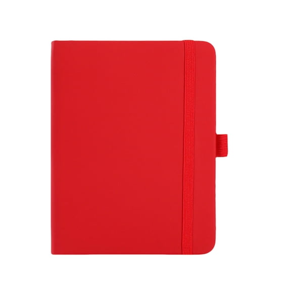 Solivara Hardcover A6 Sketch Journal Lined Ruled Thick Paper For Home Office Note Taking And Art Painting(Red,As Shown)