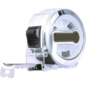 Solivara High Accuracy Japanese Reinforced Tape Measure With Stainless Hook Retractable Pc Housing (F,196.85×0.98in)