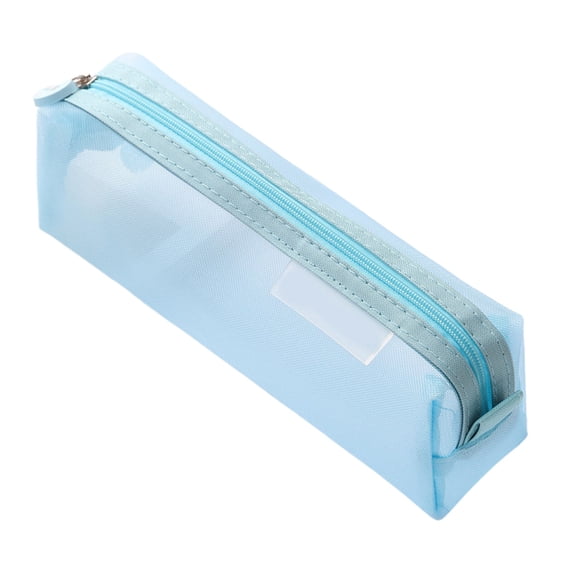 Solivara High Capacity Nylon Pen Pouch Holder Organizer For Home Office Light(Sky Blue,One Size)