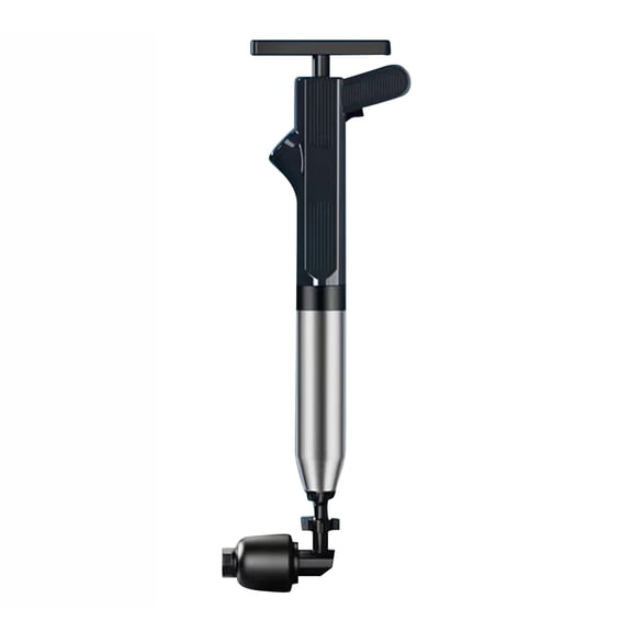 Solivara High Pressure Drain Plunger With Barometer For Kitchen Sink Bathroom Pipe (Black,One Size)