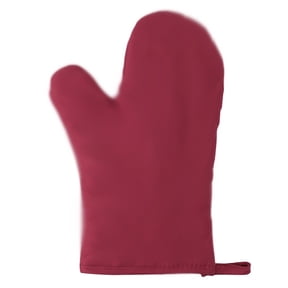 Solivara High Temperature Heat Insulation Microwave Oven Gloves Thick Cotton For Kitchen Cooking And Baking(Red,one size)