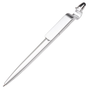 Solivara Innovative Ballpoint Pen With Built In Mobile Stand Random Color Refillable For Home Office Desk And Workspace (Silver,5.91*0.43in)