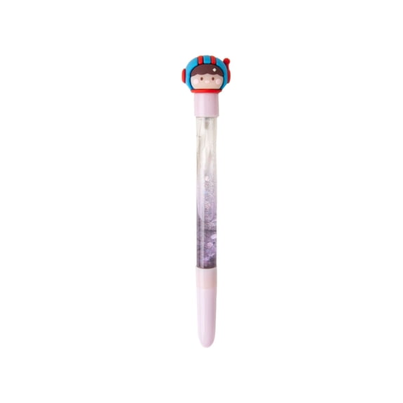 Solivara Kawaii Quicksand Gel Pen Cute Writing Pen For Home Office And Study(E,3.35*1.18 in)