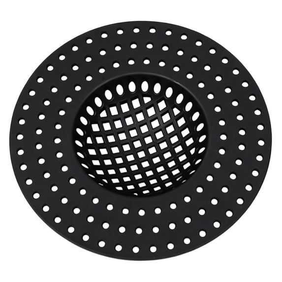 Solivara Kitchen Sink Strainer Anti Clog Drain Filter Basket Food Catcher For Bathroom And Bathtub(Black,3.86*3.86 in)