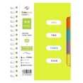 thumbnail image 1 of Solivara Large Notebook With Dividers For Home Office Work Project Management (Light Green,One Size), 1 of 9