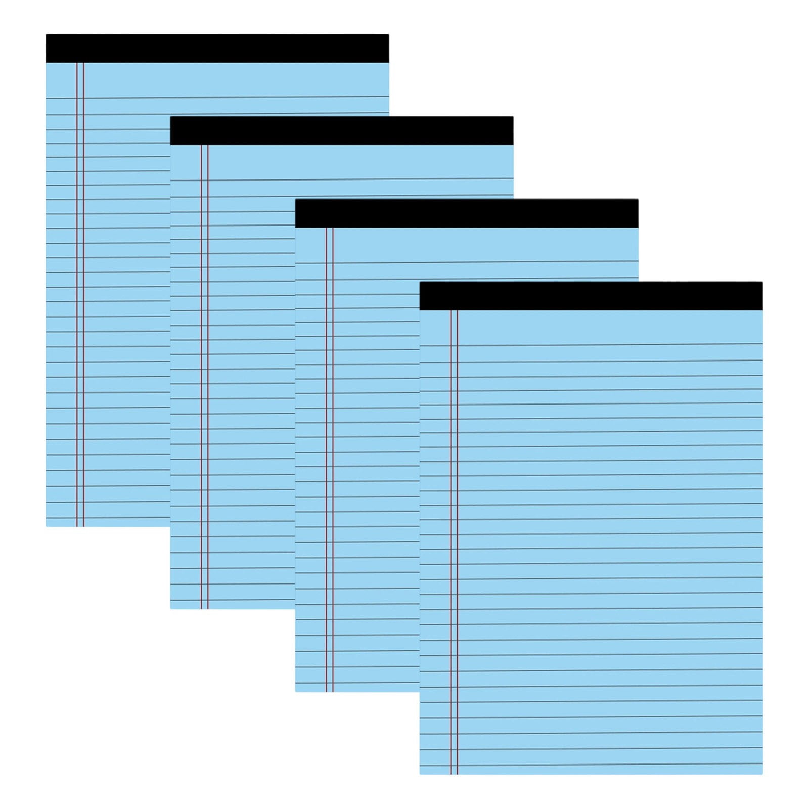 Solivara Legal Size Colored Note Pad Wide Ruled For Work And Alternative (F,11.81 × 8.27in)