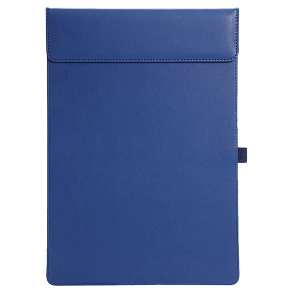 Solivara Letter Size Pu Leather Clipboard Padfolio With Writing Board For Business Meeting And Memo Desk Organizer(Dark Blue,As Shown)