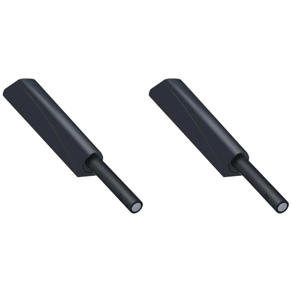 Solivara Magnetic Door Catch For Cupboard Open Door Release Kitchen Cabinet Grey(Black*2,4.49*1.18in)