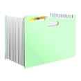 thumbnail image 1 of Solivara Multi Pocket Expanding Folder For Document Classification And Travel (Green,12.99 x 9.25 in), 1 of 9