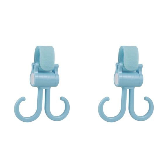Solivara Multi Purpose Stroller Clips For Hanging Bags And Purses For Travel And Daily Use Abs(A*2,3.94*3.94in)