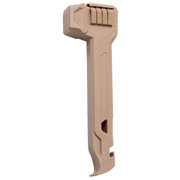 Solivara Multifunctional Camping Hammer With Tent Stake Puller And Storage Handle For Hiking(Khaki,11.02*3.54 in)