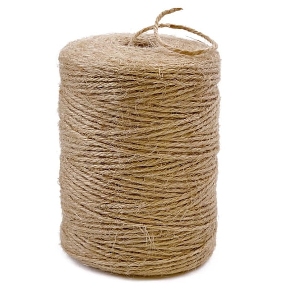 Solivara Natural Yellow Hemp Rope For Diy Craft Gardening Bundling Home Decoration Multipurpose (Gold,3*3.94in)