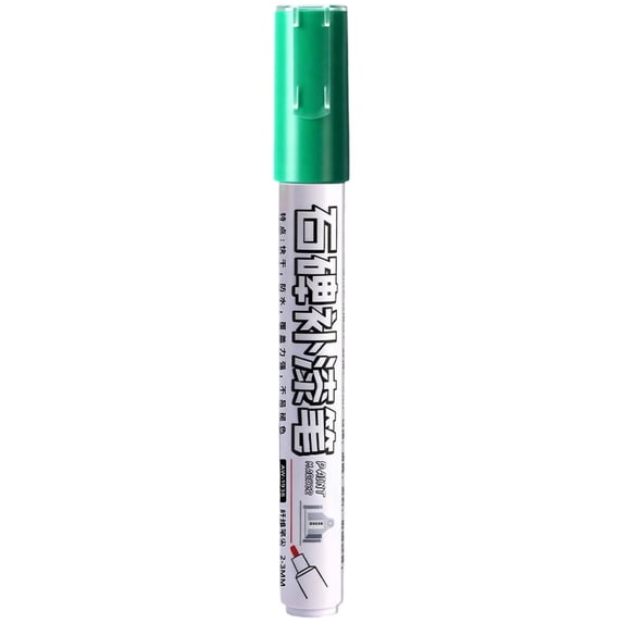 Solivara Outdoor Stone Marker Pen For Inscription Restoration And Labeling (Green,5.51 × 0.79in)