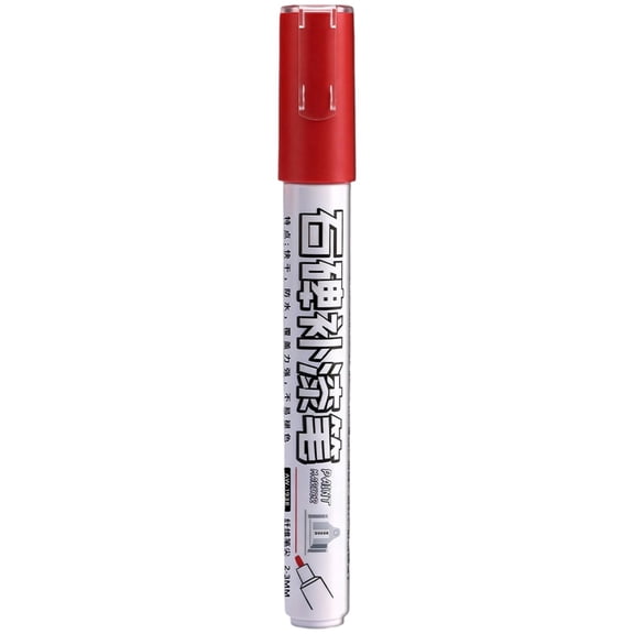 Solivara Outdoor Stone Monument Paint Pen Marker For Restoring Inscriptions Versatile Labeling Pen (Red,5.51*0.79in)