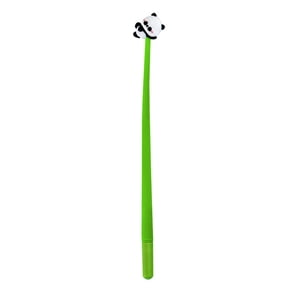 Solivara Panda Shaped Silicone Gel Pen Flexible For Home Office Writing (A,8.66in)
