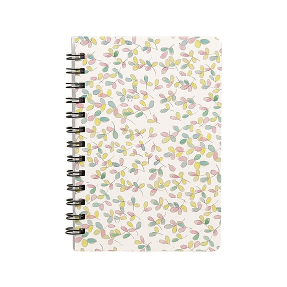 Solivara Plant Theme Daily Planner Hardcover With Hourly Schedule Weekly Monthly Organizer For Time Management (White,7.28 × 4.92in)