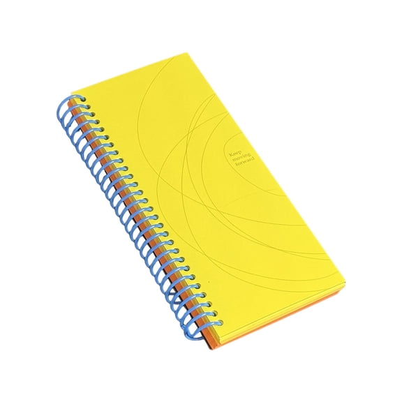 Solivara Pocket A6 Notebook Wirebound 80 Sheets Lined For Travel And Daily Use(B,9.84*5.12*1.18 in)