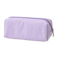 thumbnail image 1 of Solivara Portable Full Opening Nylon Pen Organizer For Cosmetics Electronics And Toiletries Lightweight Large Capacity Pencil Case(Purple,One Size), 1 of 9