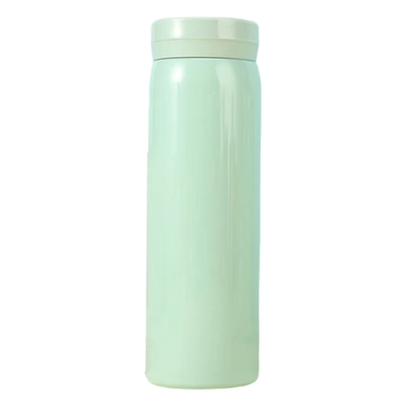 Solivara Portable Mini Stainless Flask 200ml 280ml Hot Cold Drinks For Travel Gym And Office(Light Green,5.31*2.17 in)