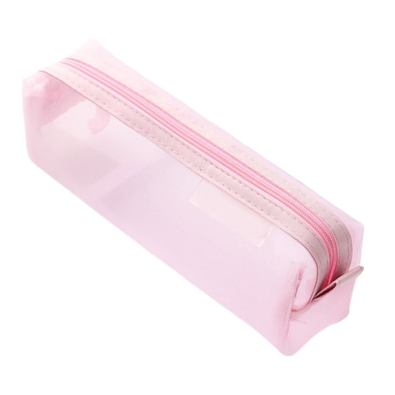 Solivara Portable Nylon Pencil Pouch High Capacity For Home Office Organizer(pink,One Size)
