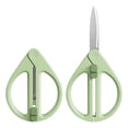 thumbnail image 1 of Solivara Portable Retractable Pocket Sized Folding Craft Scissors With Cute Water Drop Design For Art DIY Travel Sewing(Green,5.51*3.54in), 1 of 9