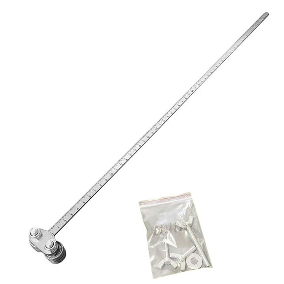 Solivara Positioning Caliper For Precision Wood Cutting Measurement Biaxial Carpentry Tool (Silver,50cm)