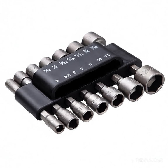 Solivara Quick Change Hex Shank Adapter And Drill Bit Set With Quick Release Locking Screwdriver Bit Holder (Black,One Size)