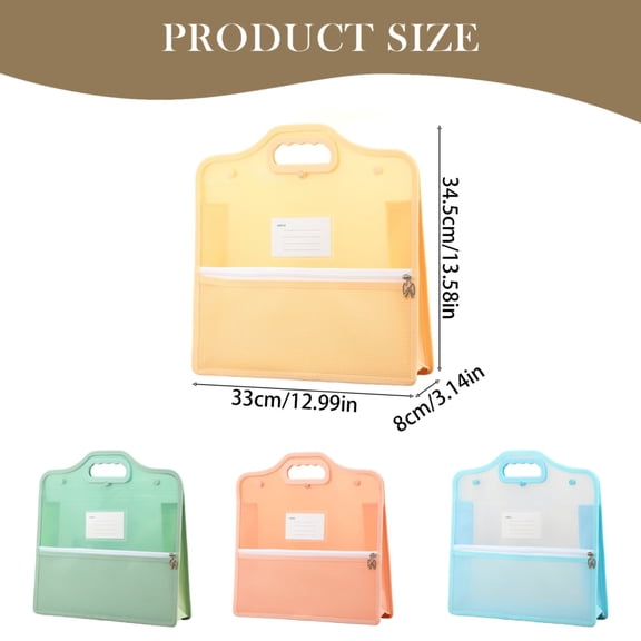 Solivara Receipt Document Organizer Expanding File Vertical With Labels For Home Office (D,One Size)
